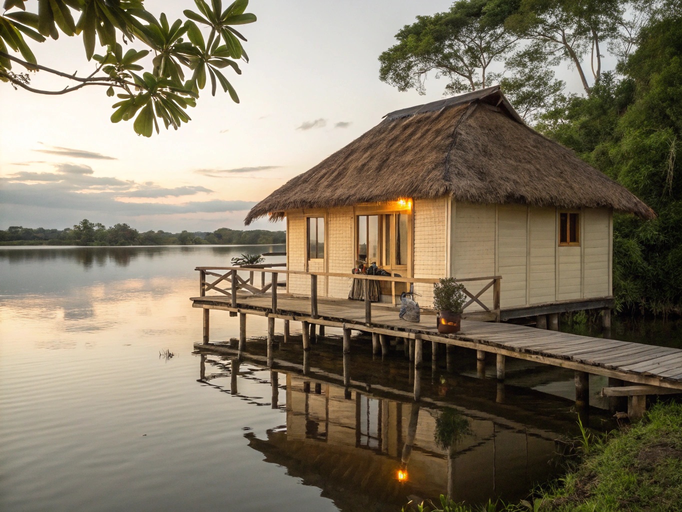 The majestic bamboo architecture of Bulwagan Hall at Ubud Event Space